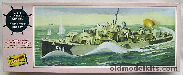 Lindberg 1/300 USS Charles J. Kimmel Destroyer Escort DE-584 (Rudderow Class), 793-100 plastic model kit